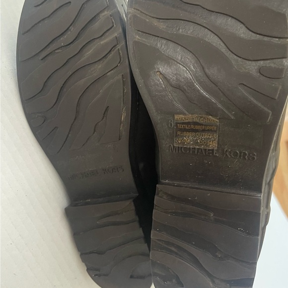 Michael Kors charm stretch rain boot Brown size 6 - Picture 11 of 16